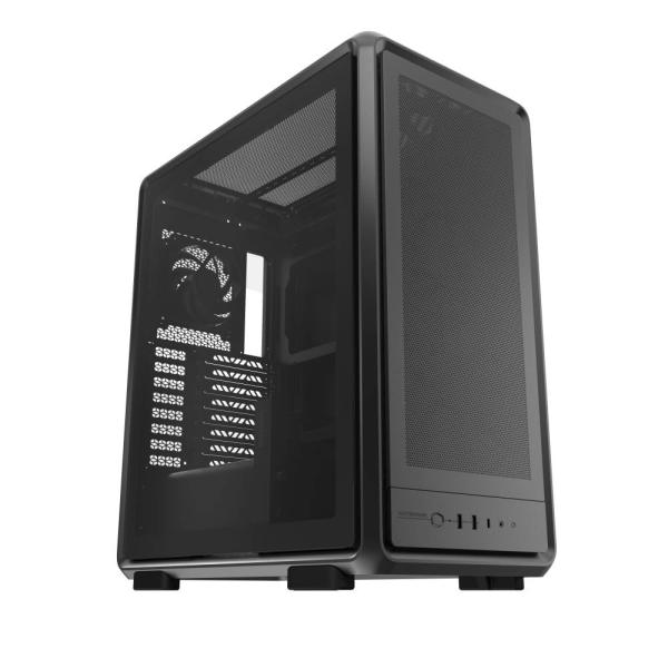 Cooler Master case MasterFrame 500 Mesh Black,  Průhledná bočnice,  ATX,  2x 200mm Fan,  1x 120mm Fan,  Černá2