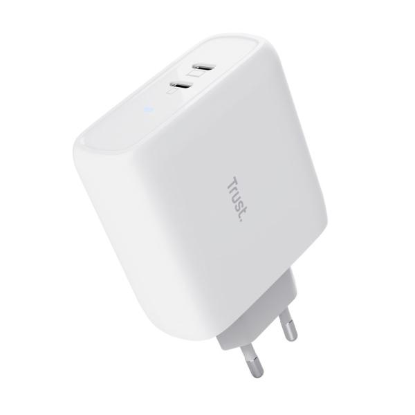 TRUST nabíječka MAXO 65W,  2x USB-C,  bílá1