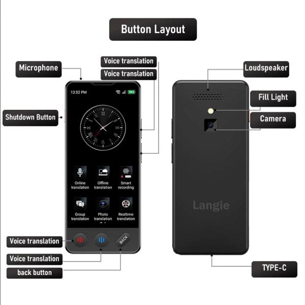 LANGIE S3 - kapesní překladač3