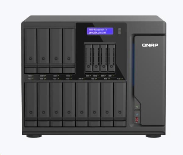 QNAP TVS-AIh1688ATX-U7-32G (Ultra 7, ZFS, 32GB DDR5 ECC RAM, 12x 3, 5" + 4x 2, 5", 2x 2, 5GbE, 2x 10GbE)