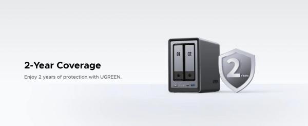 UGREEN NASync DXP2800 (4C/ IntelN100/ 3, 4GHz/ 8GBRAM/ 2xSATA/ 2xM.2/ 1x2, 5GbE/ 2xUSB2.0/ 2xUSB3.2/ 1xUSB-C/ HDMI)8