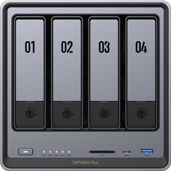 UGREEN NASync DXP4800 Plus (6C/ Gold8505/ 4, 4GHz/ 8GBRAM/ 4xSATA/ 2xM.2/ 1x2, 5GbE/ 1x10GbE/ 2xUSB2.0/ 2xUSB3.2/ 1xUSB-C/ HDMI/ SD)7