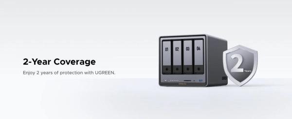 UGREEN NASync DXP4800 Plus (6C/ Gold8505/ 4, 4GHz/ 8GBRAM/ 4xSATA/ 2xM.2/ 1x2, 5GbE/ 1x10GbE/ 2xUSB2.0/ 2xUSB3.2/ 1xUSB-C/ HDMI/ SD)0