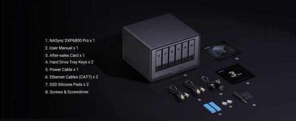 UGREEN NASync DXP6800 Pro (10C/ i5-1235U/ 4, 4GHz/ 8GBRAM/ 6xSATA/ 2xM.2/ 2x10GbE/ 1xPCIe/ 2xTB/ 2xUSB2.0/ 2xUSB3.2/ HDMI/ SD)0