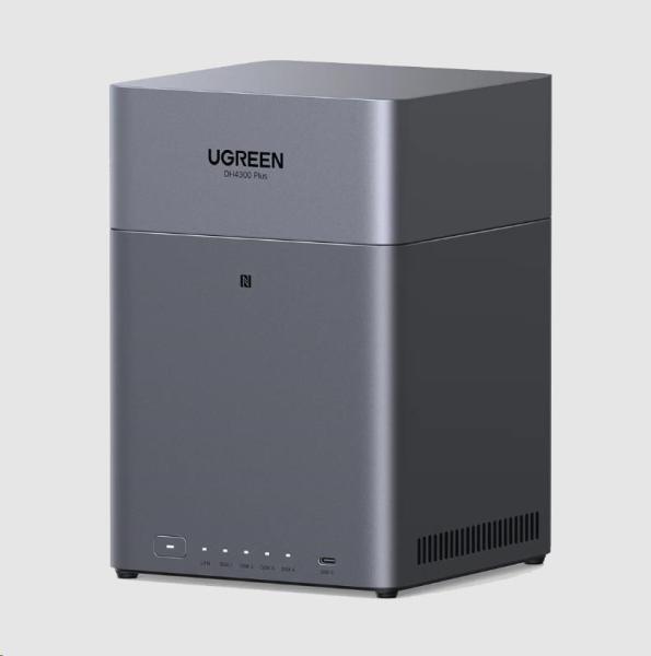 UGREEN NASync DH4300plus (2x4C/ RockchipA76+A55/ 2, 0GHz/ 8GBRAM/ 4xSATA/ 1x2, 5GbE/ 2xUSB3.2/ 1xUSB-C/ HDMI)
