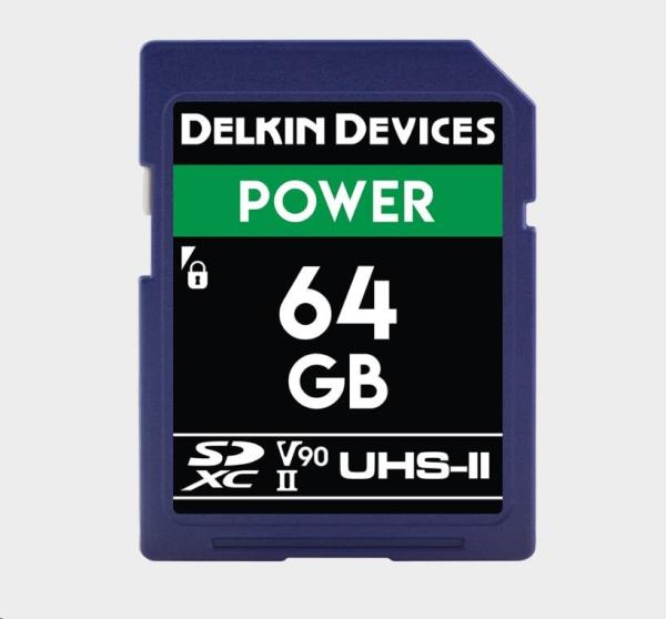 Delkin SD Power 2000X UHS-II U3 (V90) R300/ W250 64GB