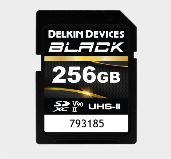 Delkin SDXC BLACK Rugged UHS-II R300/ W250 (V90) 256GB (new)