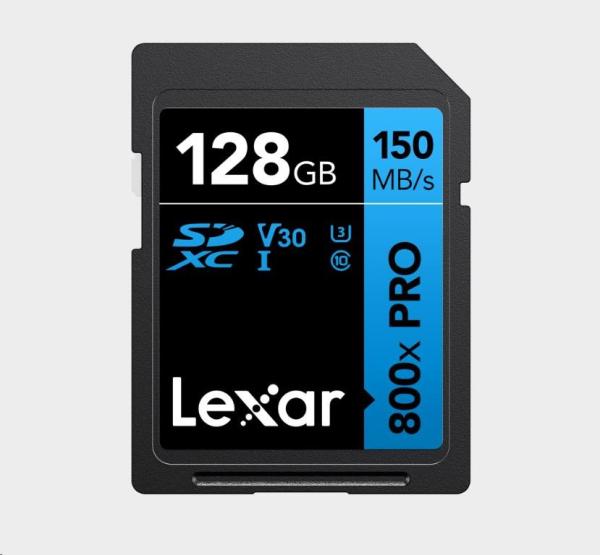Lexar 256GB Pro 800x Pro SDXC C10 V30 U3