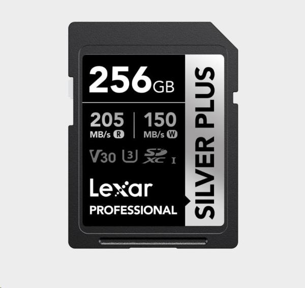 Lexar 256GB Pro SILVER PLUS SDXC C10 V30 U3