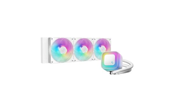 DEEPCOOL Vodní chladič LE360 WH V2,  ARGB,  3x120mm,  AM5,  LGA1851,  bílá