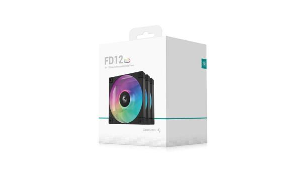 DEEPCOOL Ventilátor FD12 ARGB 3v1,  3x120mm,  ARGB,  černá8