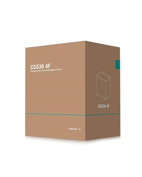 DEEPCOOL Case CG530 4F,  ATX,  Průhledná bočnice,  černá5