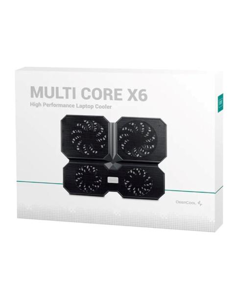 DEEPCOOL Chladící podložka Multi Core X6,  pod notebook,  černá5