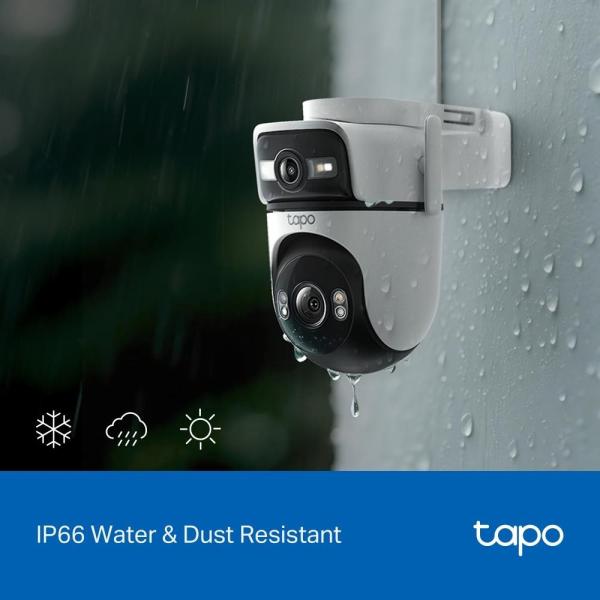 TP-Link Tapo C545D venkovní/ outdoor otočná kamera (2x 3MP,  2K 1296p,  IR 30m,  WiFi,  1x100Mb/ s,  micro SD card)5