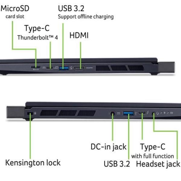 ACER NTB Predator Helios Neo 14 AI (PHN14-71-91C2), Ultra 9 285H, 14.5"WQXGA, 32GB, 1TB SSD, RTX 5060, W11H, Black8