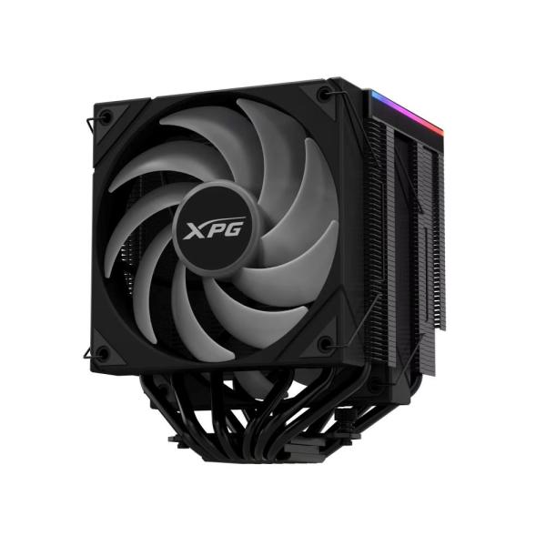ADATA XPG Chladič CPU MAESTRO PLUS 62DA,  2x120 mm,  ARGB,  LGA 1851,  AM5,  černá4