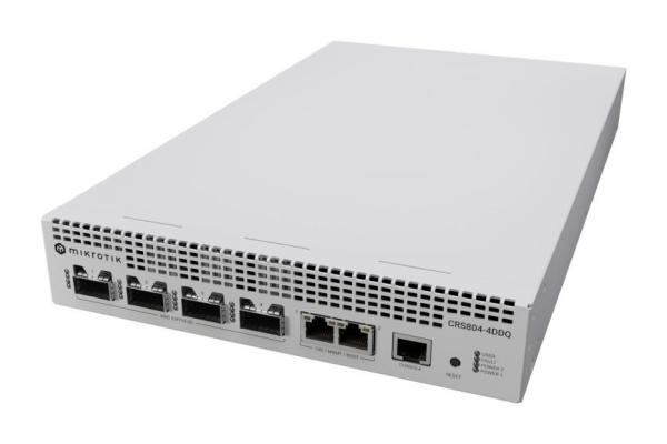 MikroTik CRS804-4DDQ-hRM 400GB Cloud Router Switch CRS804 DDQ