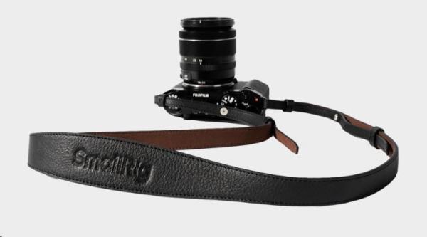 SmallRig 5208 Universal Leather Camera Shoulder Strap Black