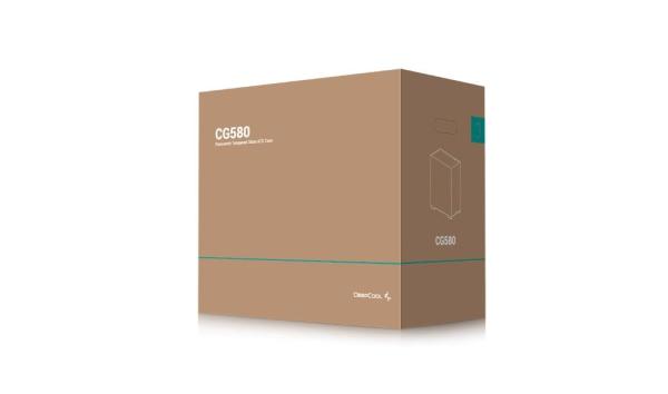 DEEPCOOL Case CG580,  ATX,  Průhledná bočnice,  černá8