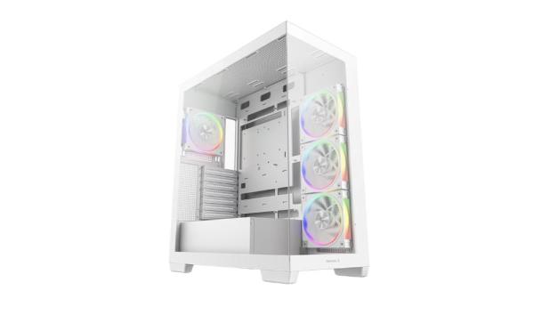 DEEPCOOL Case CG580 4F V2 WH,  ATX,  Průhledná bočnice,  4x120mm ARGB,  bílá