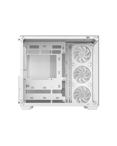 DEEPCOOL Case CG530 4F WH,  ATX,  Průhledná bočnice,  4x120mm ARGB,  bílá2