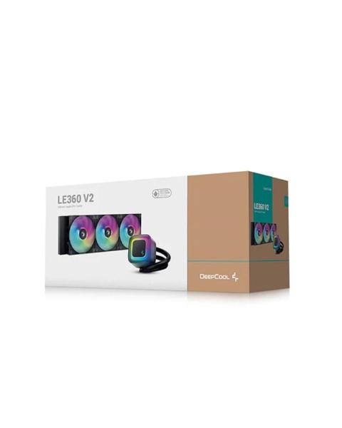 DEEPCOOL Vodní chladič LE360 V2,  ARGB,  3x 120mm,  AM5,  LGA1851,  černá5