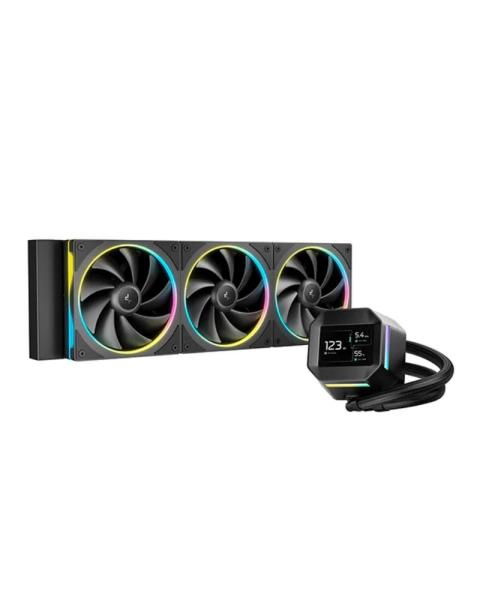 DEEPCOOL Vodní chladič LM360,  ARGB,  3x 120mm,  AM5,  LGA1851,  černá