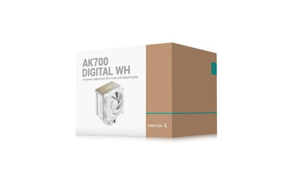 DEEPCOOL CPU Chladič AK700 G2 DIGITAL WH,  1x120,  LGA 1851,  AM5,  bílá8