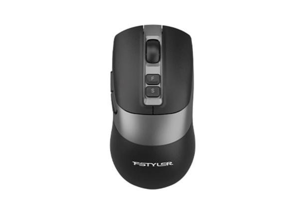 A4tech FB50CS Plus FStyler,  bezdrátová tichá kancelářská myš,  BT+2, 4GHz,  černá