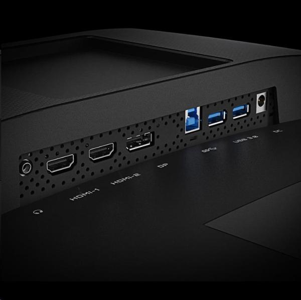 GIGABYTE LCD - 31.5" herný monitor G32QC A,  2560x1440 QHD,  350 cd/ m2,  1 ms,  2xHDMI 2.0,  1xDP 1.2,  2xUSB 3.0,  krivka,  VA3