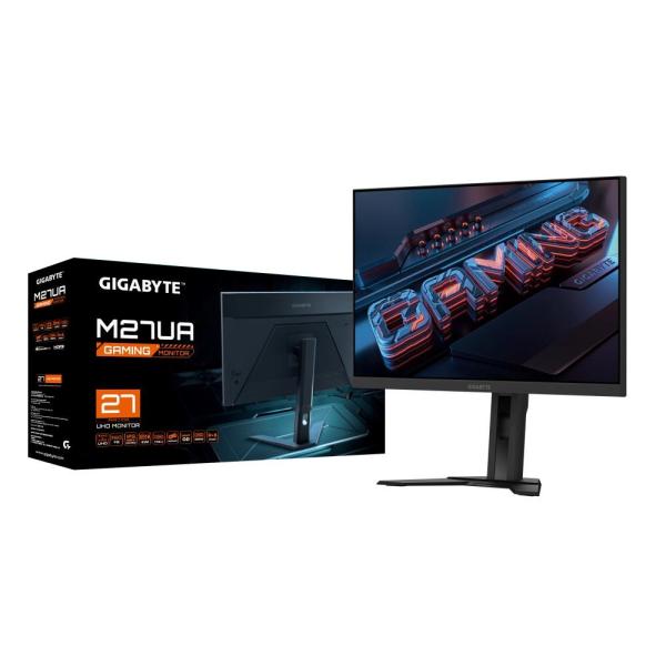 BAZAR - GIGABYTE LCD - 27" Gaming monitor M27UA,  SS IPS,  3840x2160 UHD,  160Hz,  1000:1,  400cd/ m2,  1ms,  2xHDMI,  1xDP - Po7
