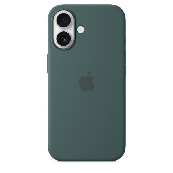 iPhone 16 Silicone Case with MS - Lake Green / SK
