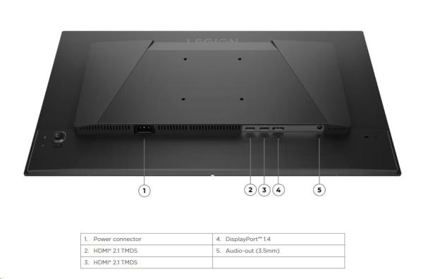 LENOVO LCD Legion 27Q-10  - 26.5", QD-OLED, 16:9, 2560x1440, 0.03ms, 400cd/ m2, 1500000:1, HDMI, DP, VESA, PIVOT, 3Y8