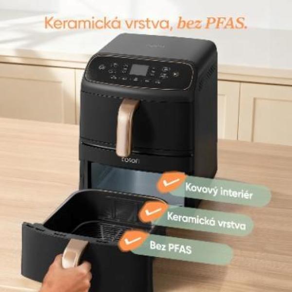 Cosori Turbo Tower Compact horkovzdušná fritéza 8, 6 L černá2