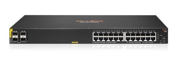 HPE Aruba Networking CX 6000 24p 10M/ 100M/ 1G Class4 PoE 4p SFP 1G 370W Switch R8N87B