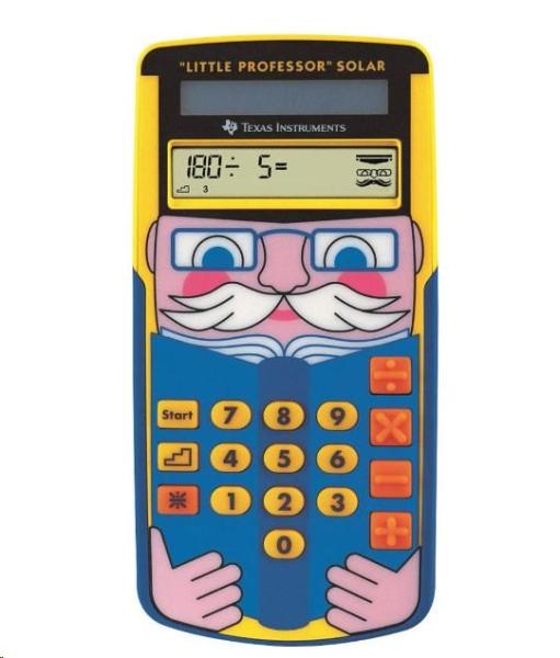 TEXAS Instrument kalkulačka - Little Professor Solar Kapesní grafická kalkulačka vícebarevná