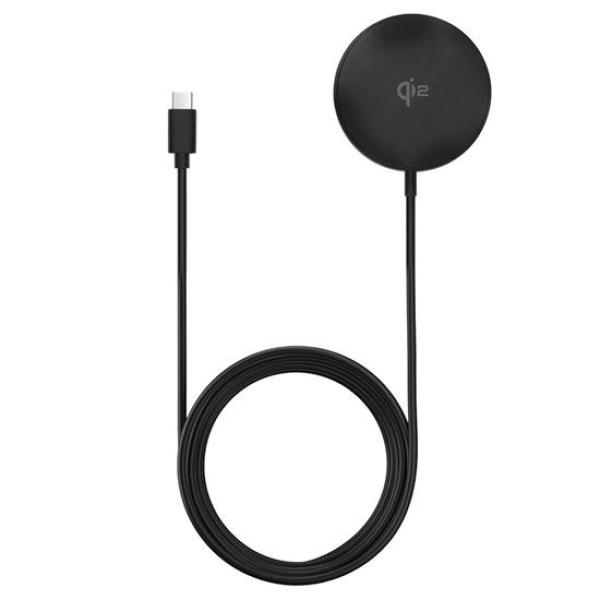 Solight bezdrátová nabíječka,  Qi2,  MagSafe kompatibilní1