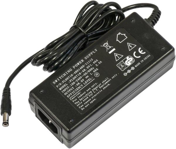 MikroTik napájecí adaptér 48POW,  48V 1.46A 70W,  napájecí kabel