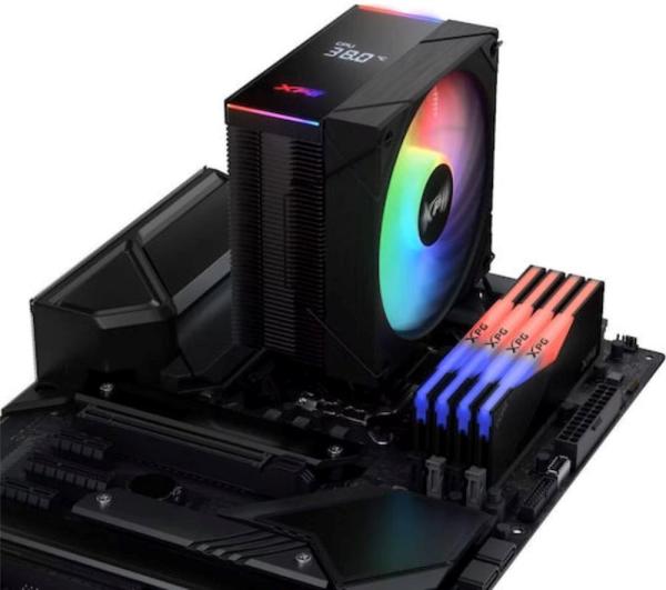 ADATA XPG Chladič CPU MAESTRO PLUS 42SA,  1x120 mm,  ARGB,  LGA 1851,  AM5,  černá1