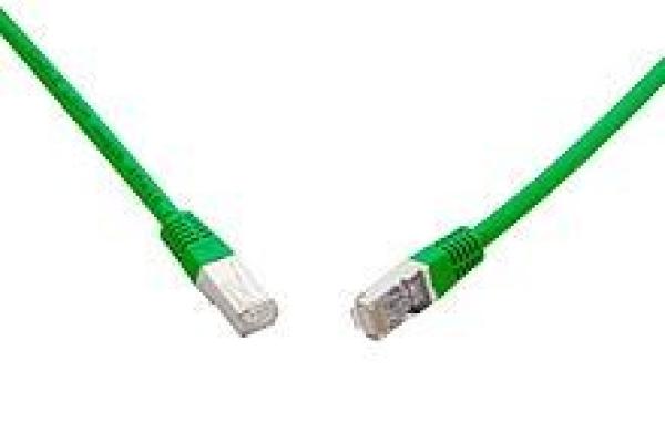 SOLARIX 10G patchkábel CAT6A SFTP LSOH 5m, zelený