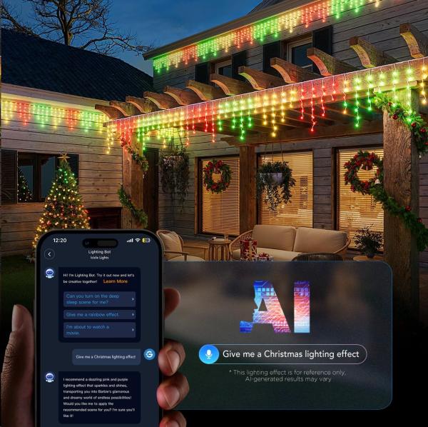 Govee Smart LED rampouchy RGBIC 10m,  bílé,  Matter2