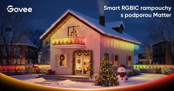 Govee Smart LED rampouchy RGBIC 10m,  bílé,  Matter7