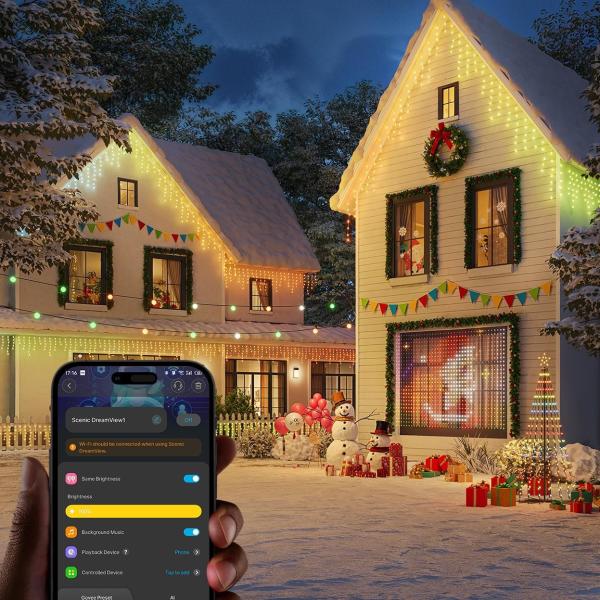 Govee Smart LED rampouchy RGBIC 10m,  bílé,  Matter8