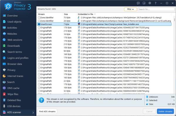 Ashampoo Privacy Inspector 32