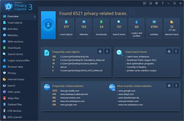 Ashampoo Privacy Inspector 33
