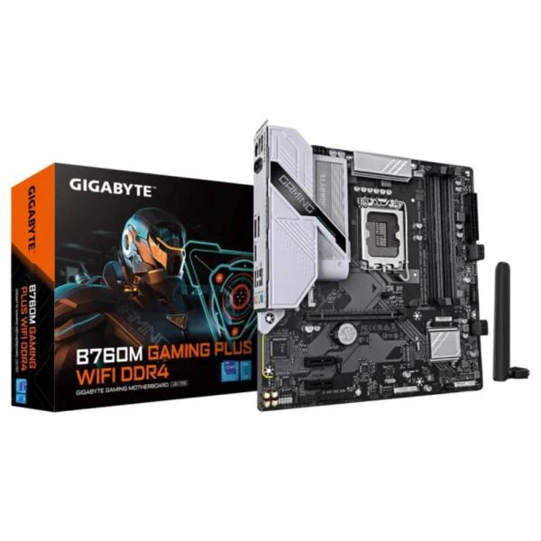 GIGABYTE MB Sc LGA 1700 B760M G P WIFI DDR4,  Intel B760,  1xHDMI,  1xDP,  4xDDR4,  mATX