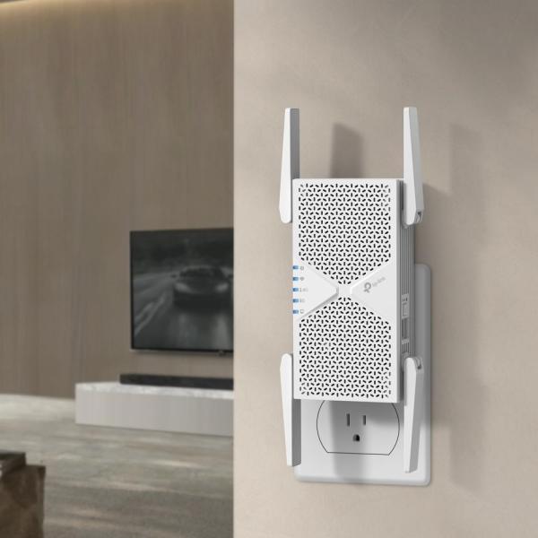 TP-Link RE405BE EasyMesh WiFi7 Extender/ Repeater (BE6500, 2, 4GHz/ 5GHz, 1x2, 5GbELAN)4