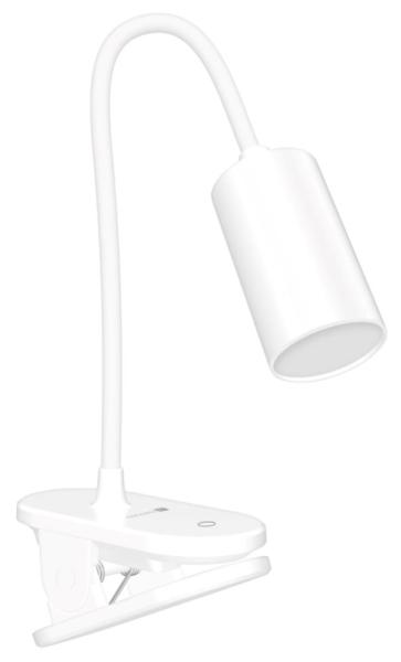 CONNECT IT Stolní LED lampa CLIP 2 s klipem,  bílá