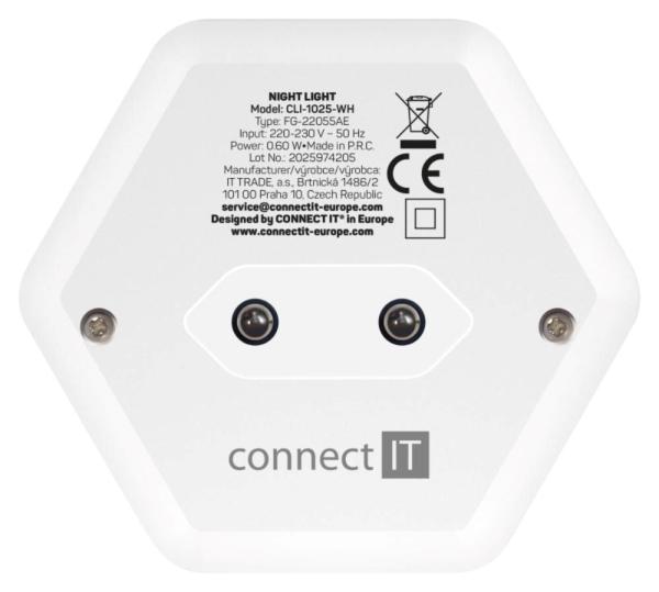 CONNECT IT Noční LED světlo Sparkle 2 Sensor,  teplé světlo,  bílá4