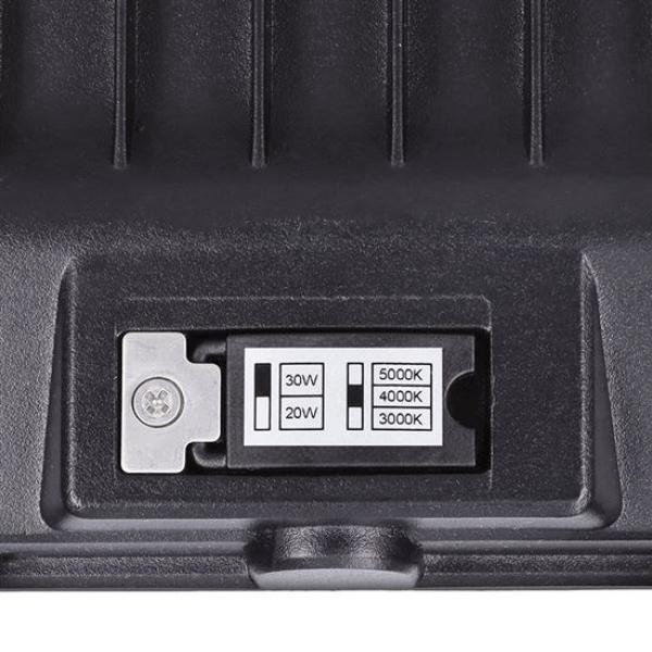 Solight LED reflektor se senzorem TOP,  30W,  max. 3900lm,  3CCT,  volitený výkon 100/ 66%,  IP65,  rychlospojka4